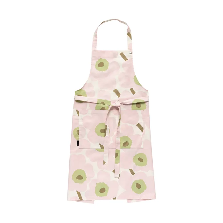 Pieni Unikko apron - Off white-pink-pear-sand - Marimekko