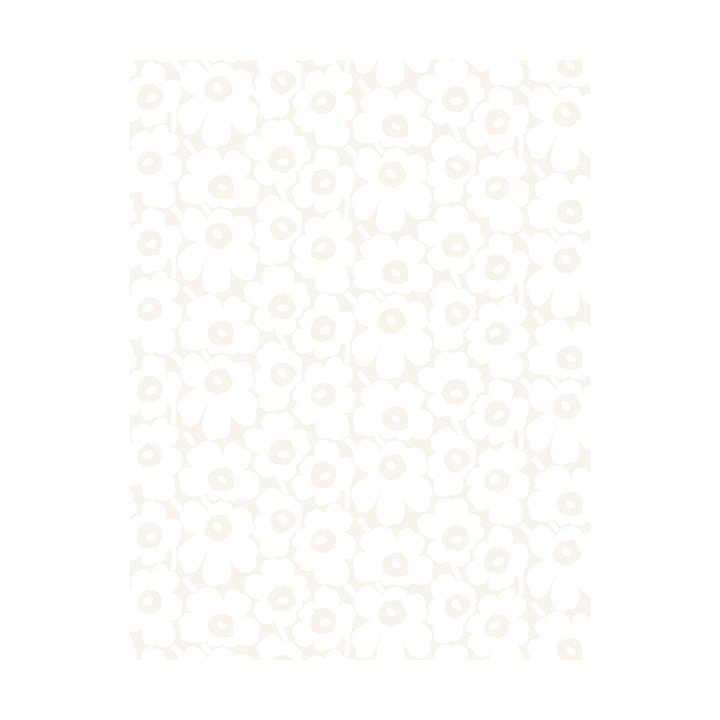 Pieni Unikko oilcloth - White - Marimekko