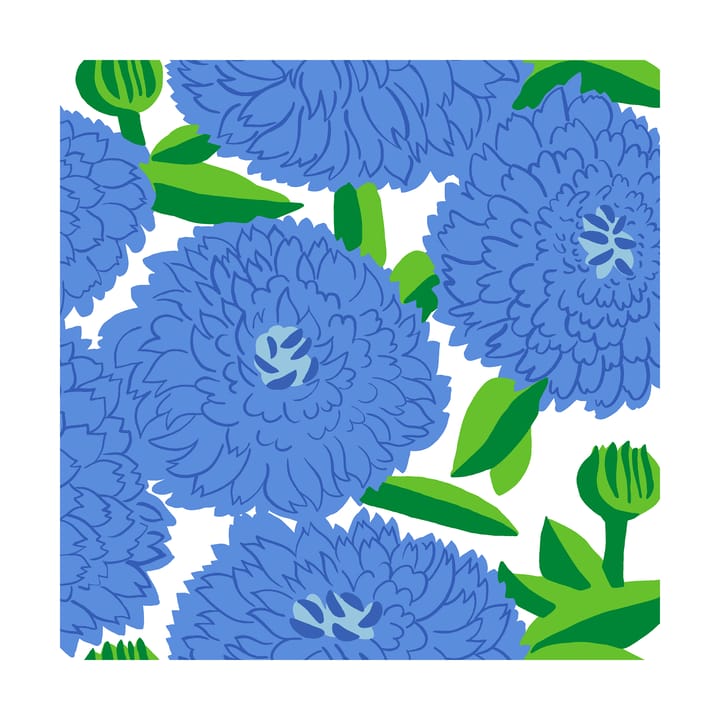 Primavera napkin 33x33 cm 20-pack - Blue - Marimekko