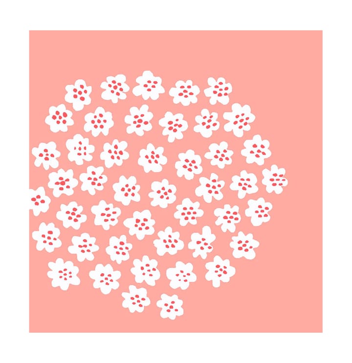 Puketti napkin 33x33 cm 20-pack, Rose Marimekko