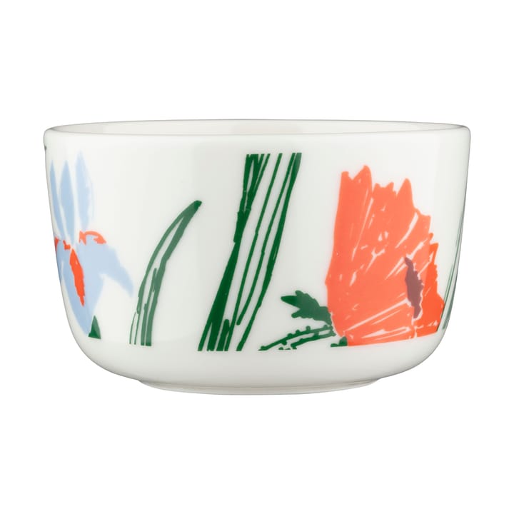 Puutarhakutsut bowl 2.5 dl - White-green-orange - Marimekko