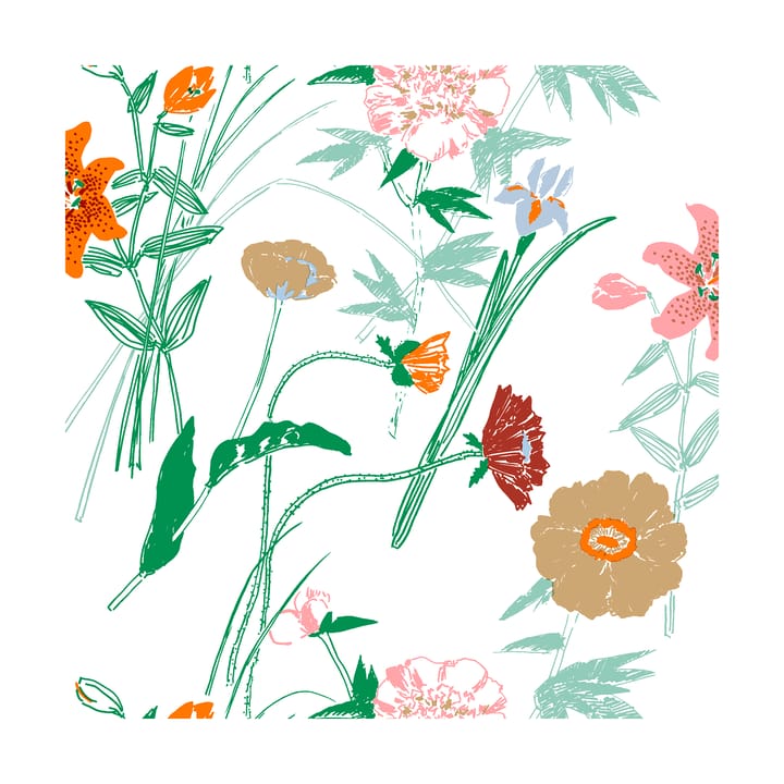 Puutarhakutsut napkin 33x33 cm 20-pack - White - Marimekko