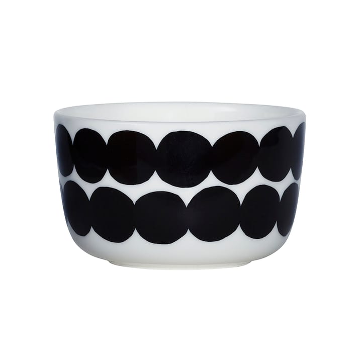 Räsymatto bowl 2.5 dl, black-white Marimekko