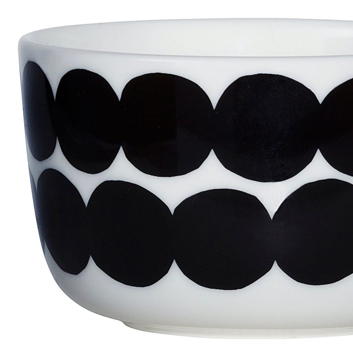 Räsymatto bowl 2.5 dl, black-white Marimekko
