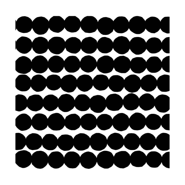 Räsymatto napkin 33x33 cm 20-pack - Black-White - Marimekko