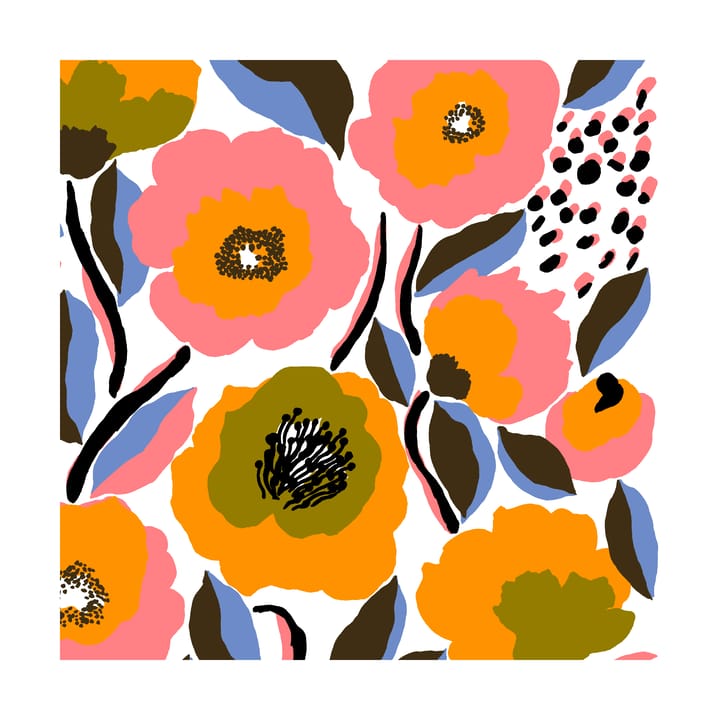 Rosarium napkin 33x33 cm 20-pack - White - Marimekko