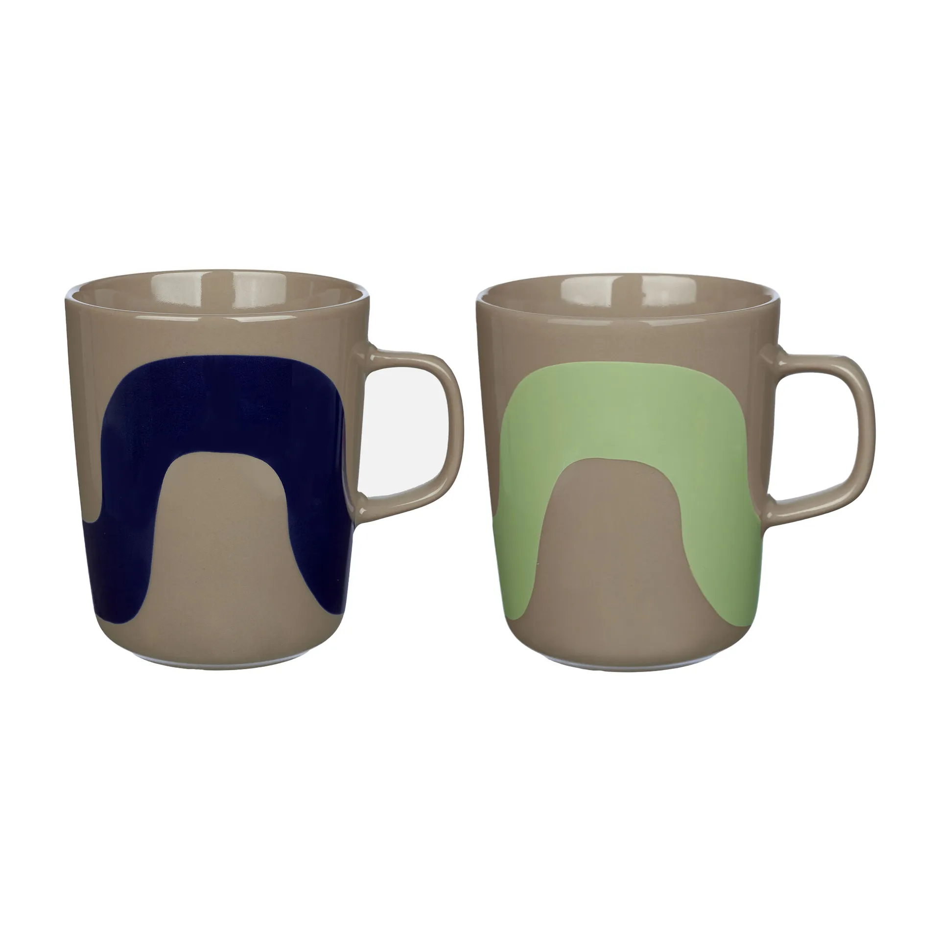 Seireeni mug 25 cl 2 pack, Terra-dark blue-mint Marimekko