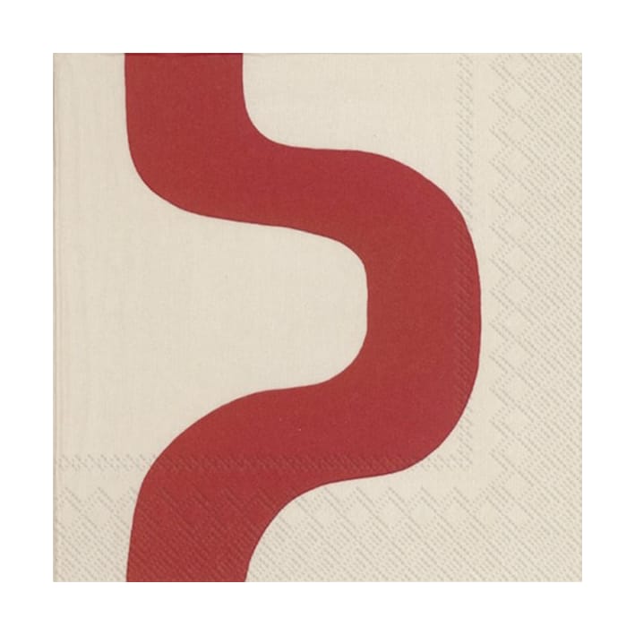 Seireeni napkin 33x33 cm 20-pack - Red - Marimekko