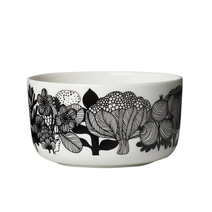 Siirtolapuutarha bowl 5 dl, black-white (Finland 100 years) Marimekko