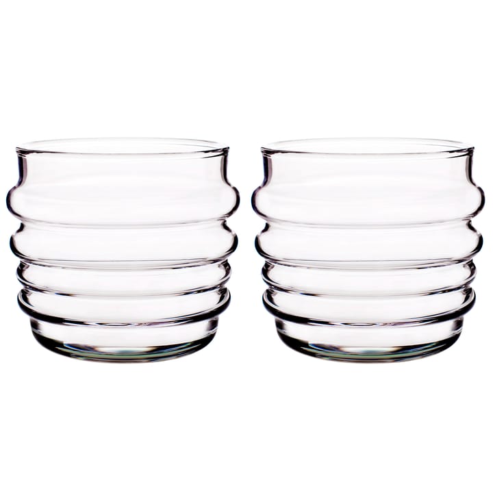 Sukat Makkaralla tumbler 2-pack - clear 2-pack - Marimekko