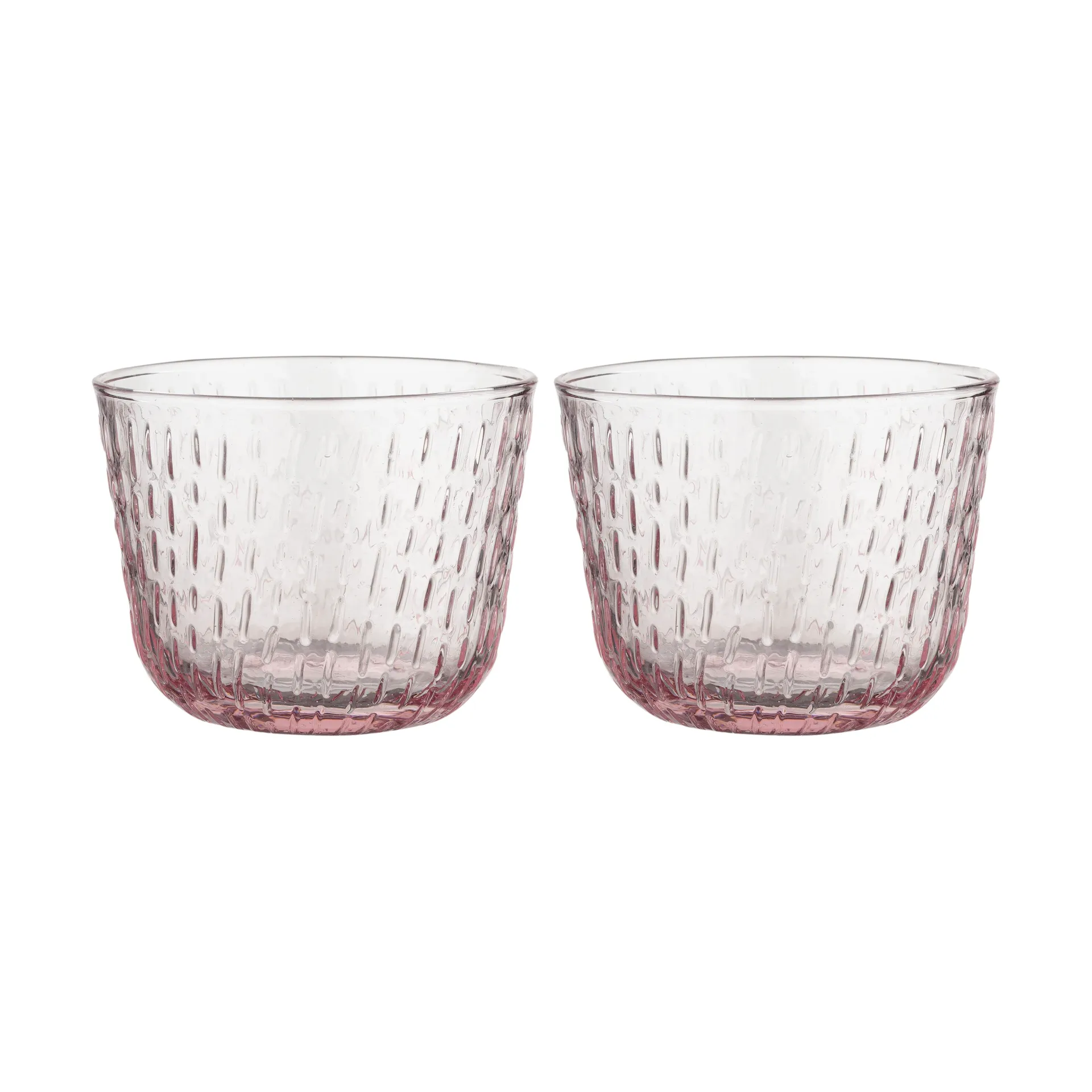 Syksy drinking glass 2 dl 2-pack, Mauve Marimekko