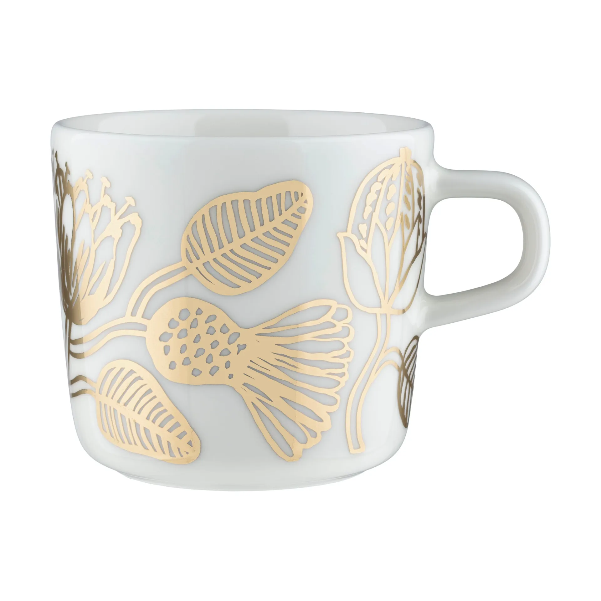 Tiara coffee cup 20 cl, White-gold Marimekko