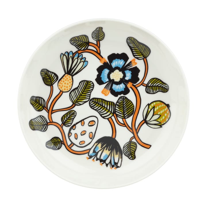 Tiara deep plate Ø20.5 cm - White - Marimekko