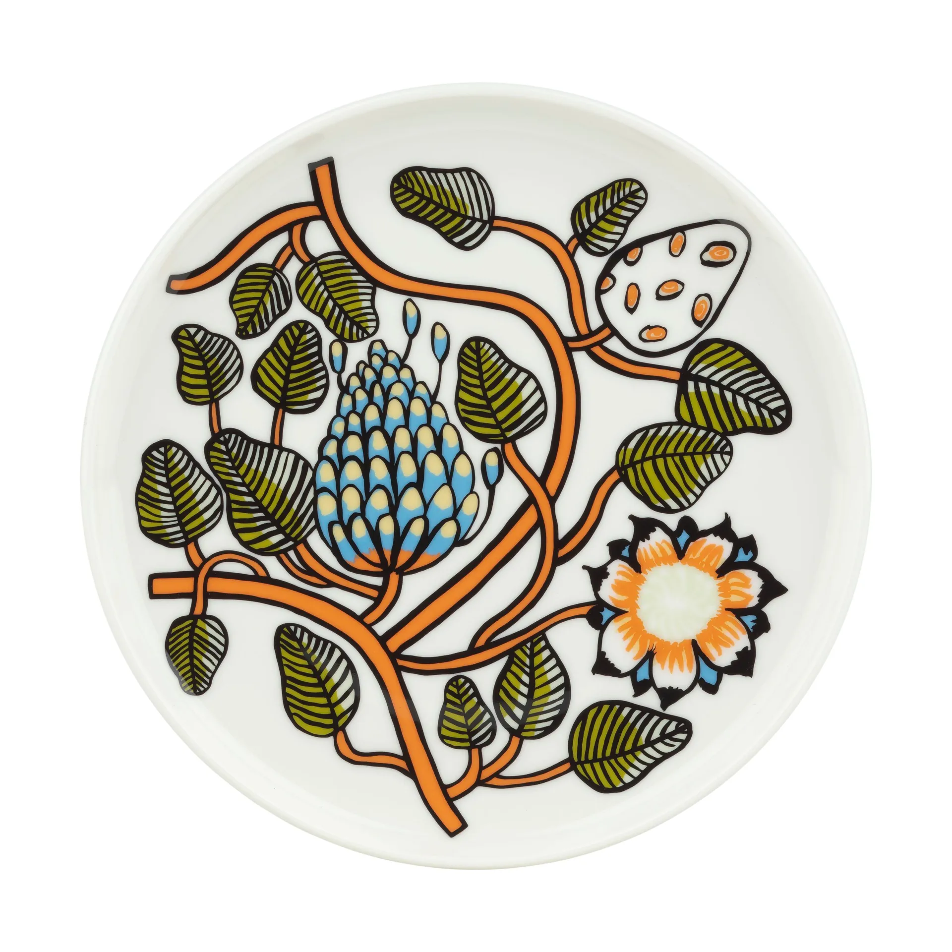 Tiara plate Ø20 cm, White Marimekko