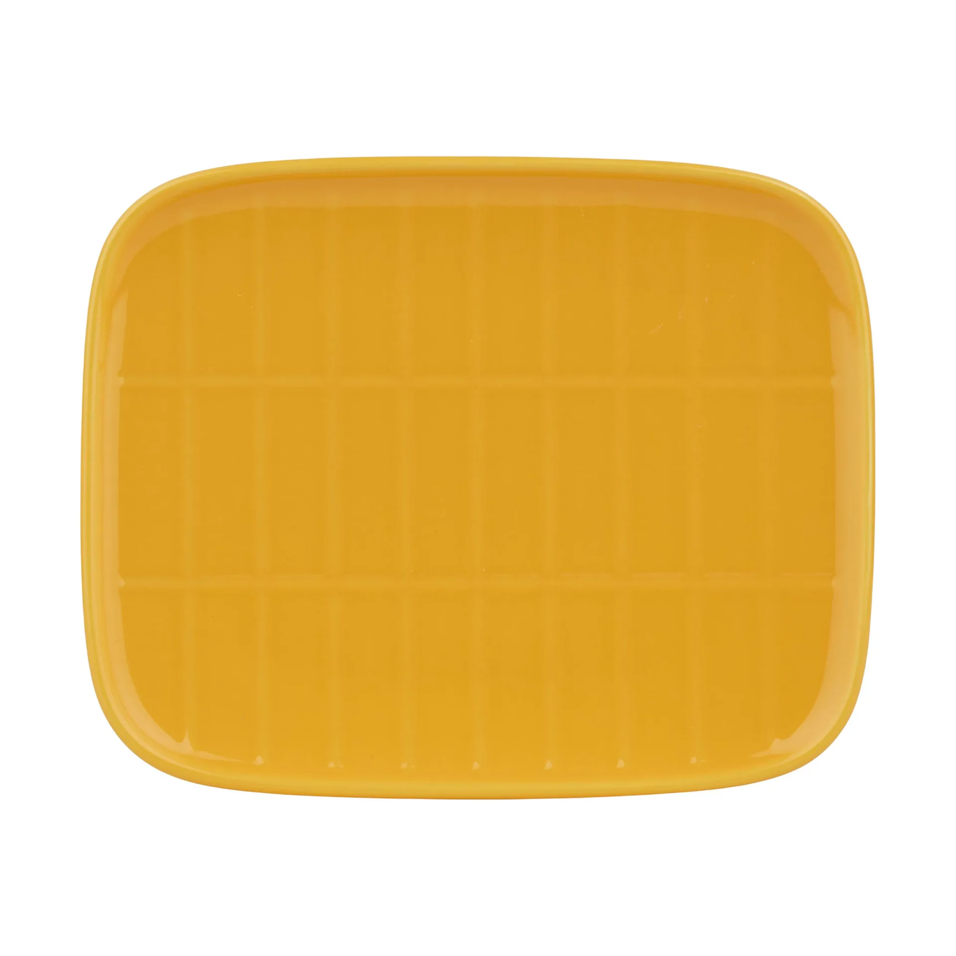 Tiiliskivi plate 12x15 cm, Yellow Marimekko