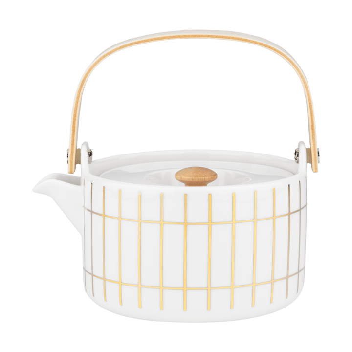 Tiiliskivi teapot 0,7 l, White-gold Marimekko