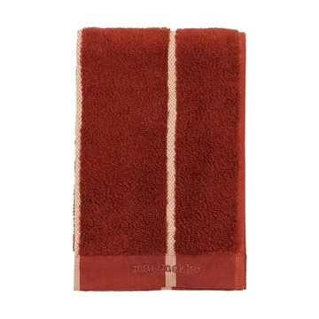 Tiiliskivi towel 30x50 cm - Brick-plum-hay - Marimekko