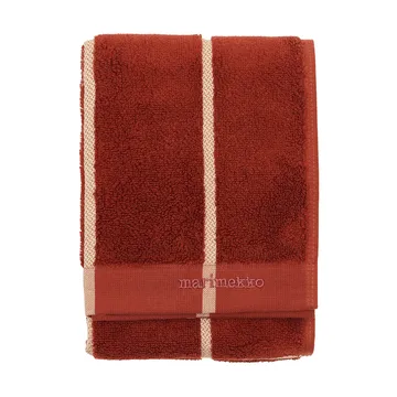 Tiiliskivi towel 50x70 cm - Brick-plum-hay - Marimekko