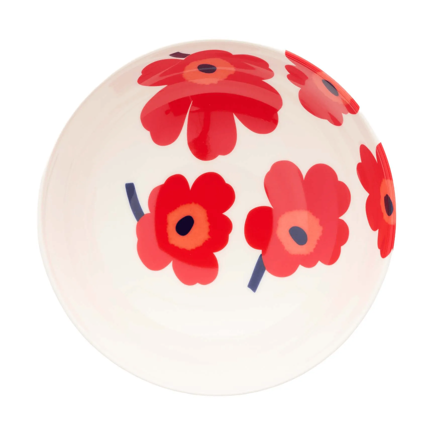Unikko 1.3 l, White-red-blue Marimekko