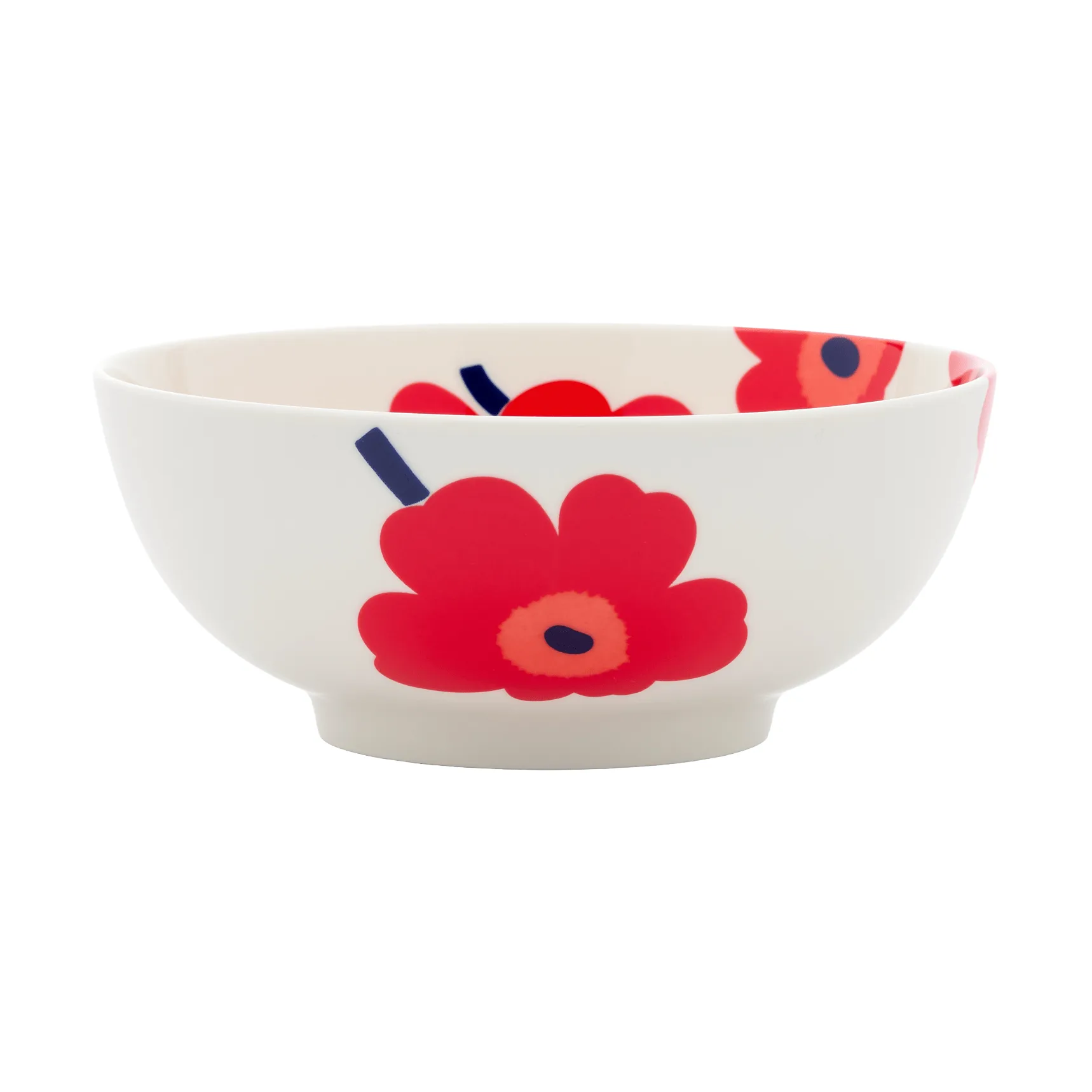 Unikko 1.3 l, White-red-blue Marimekko