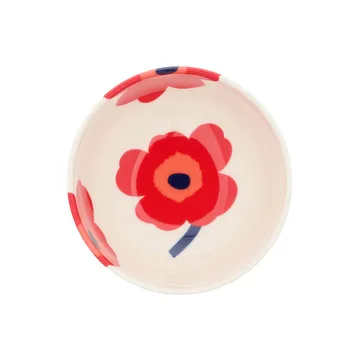 Unikko bowl 3 dl - White-red-blue - Marimekko