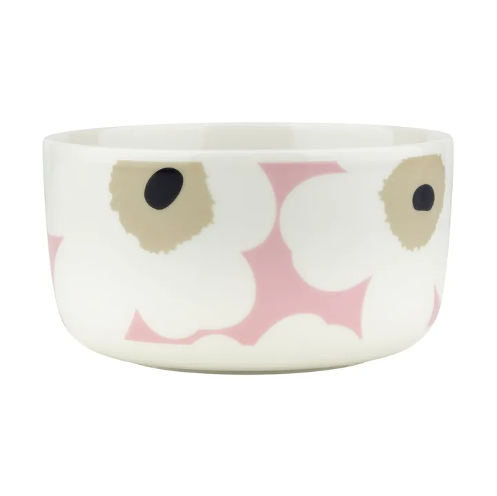 Unikko bowl 5 dl - Off white-pink-sand-charcoal - Marimekko