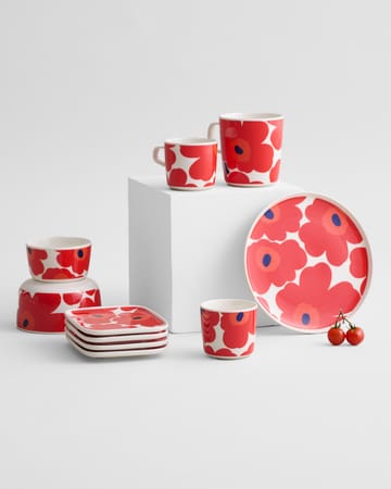 Unikko bowl 5 dl - red-white - Marimekko