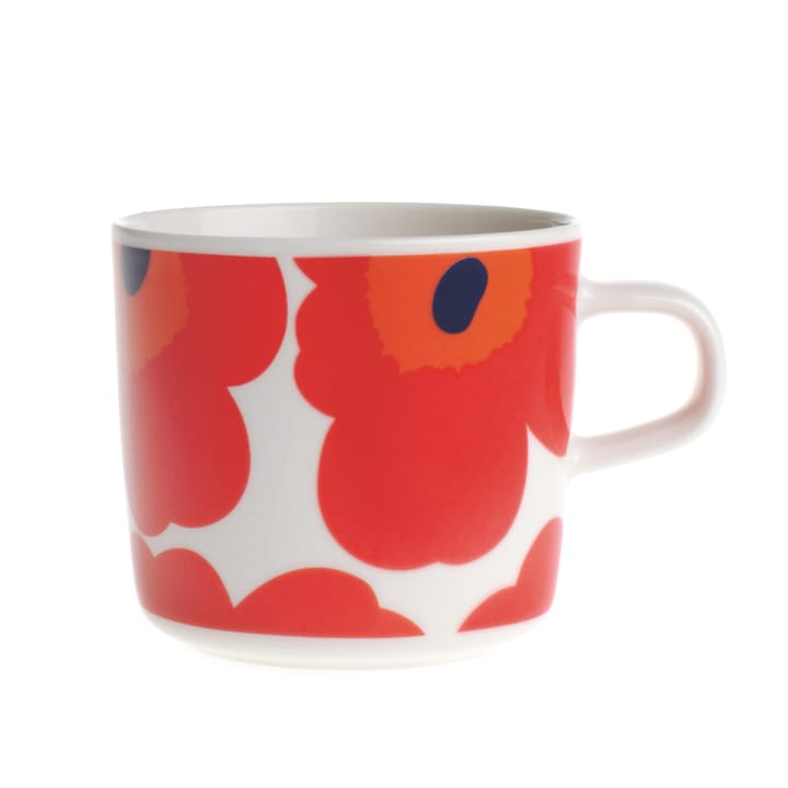 Unikko coffee cup 20 cl, red-white Marimekko