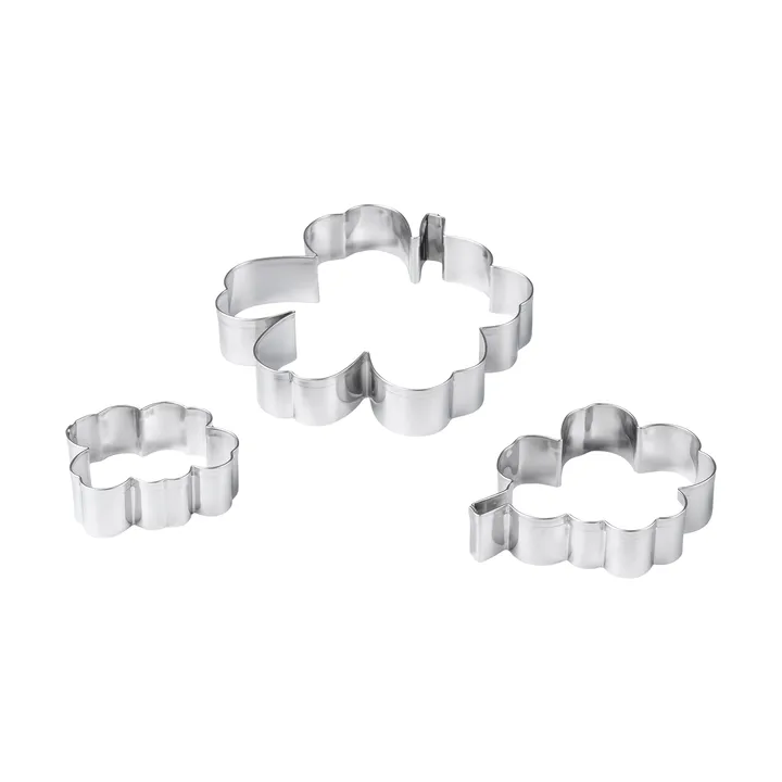 Unikko cookie cutter - Stainless steel, 3 pieces - Marimekko