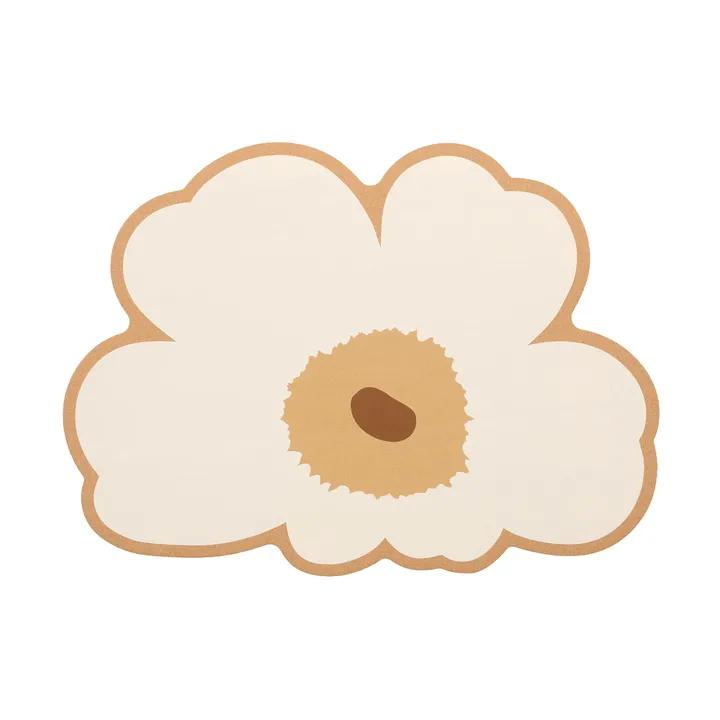 Unikko cork placemat - Cork-hay-brown - Marimekko