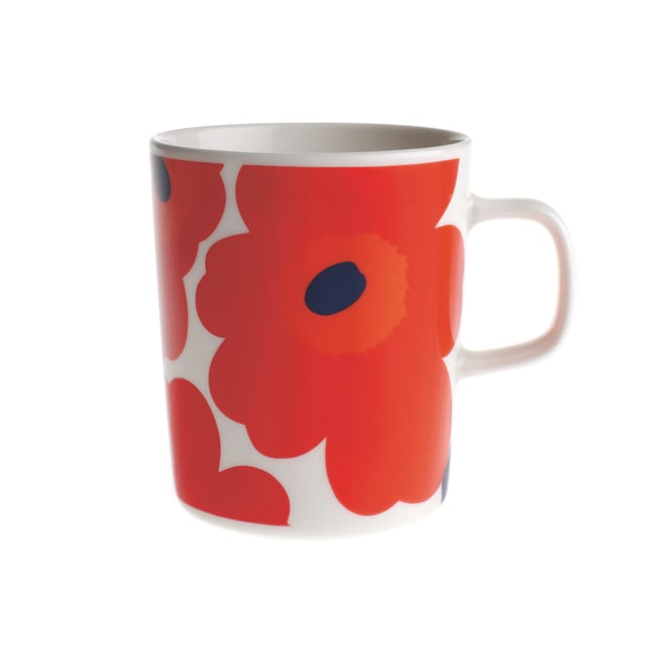 Unikko mug 25 cl, red-white Marimekko