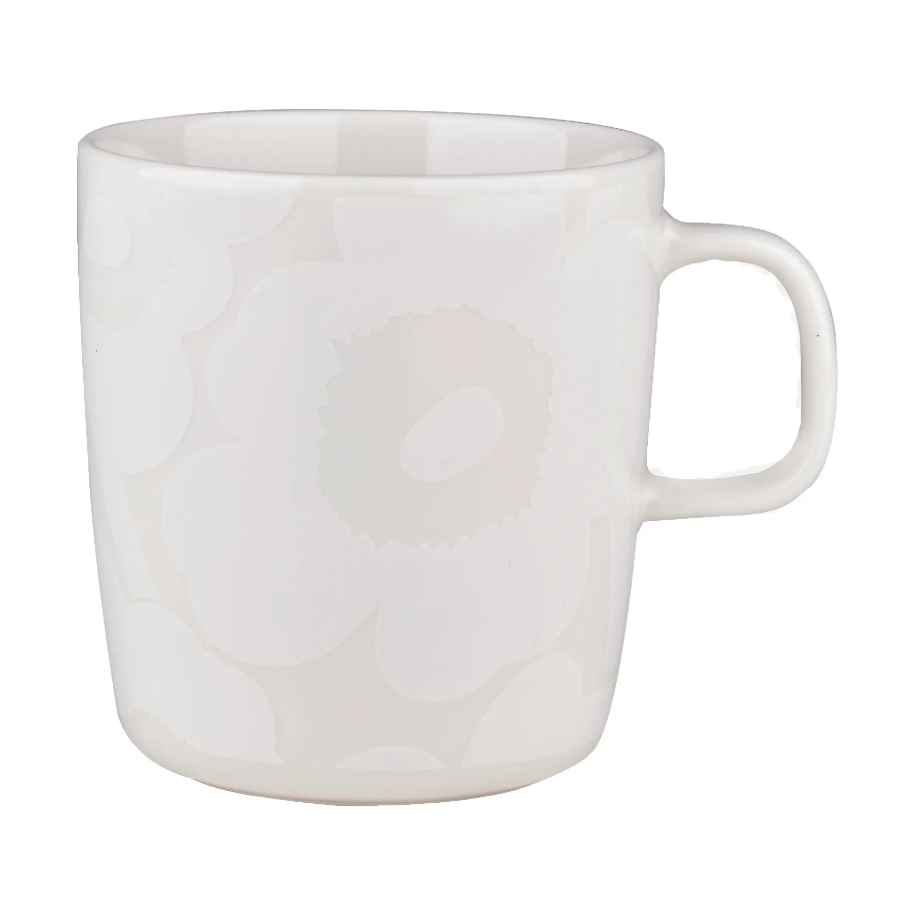 Unikko mug 40 cl, White-off white Marimekko