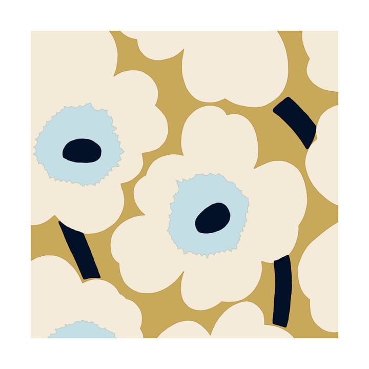 Unikko napkins 33x33 cm 20-pack - Beige-Blue - Marimekko