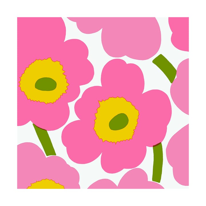 Unikko napkins 33x33 cm 20-pack - Pink - Marimekko