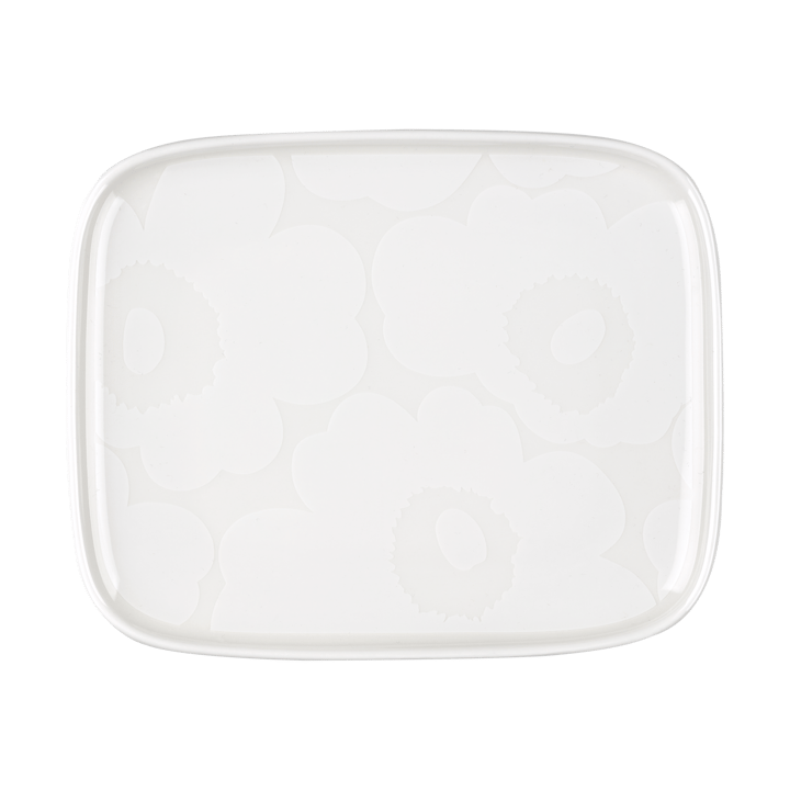 Unikko plate 12x15 cm, White Marimekko