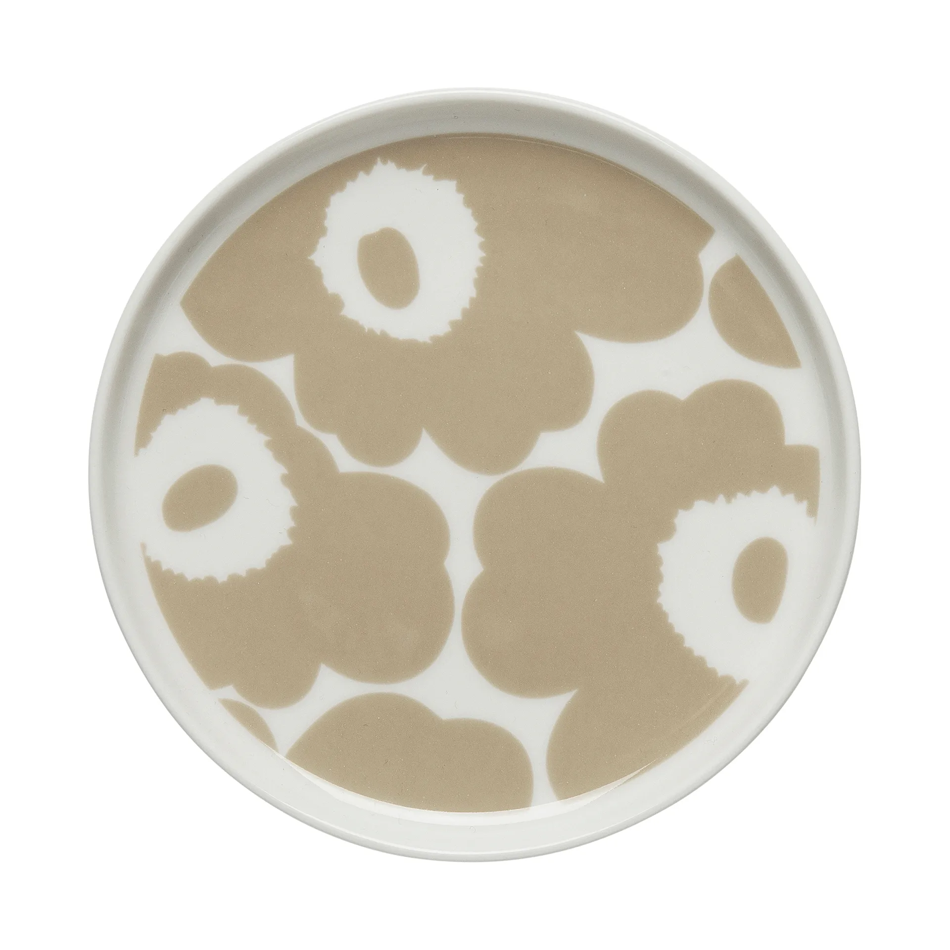 Unikko plate Ø13.5 cm, White-beige Marimekko