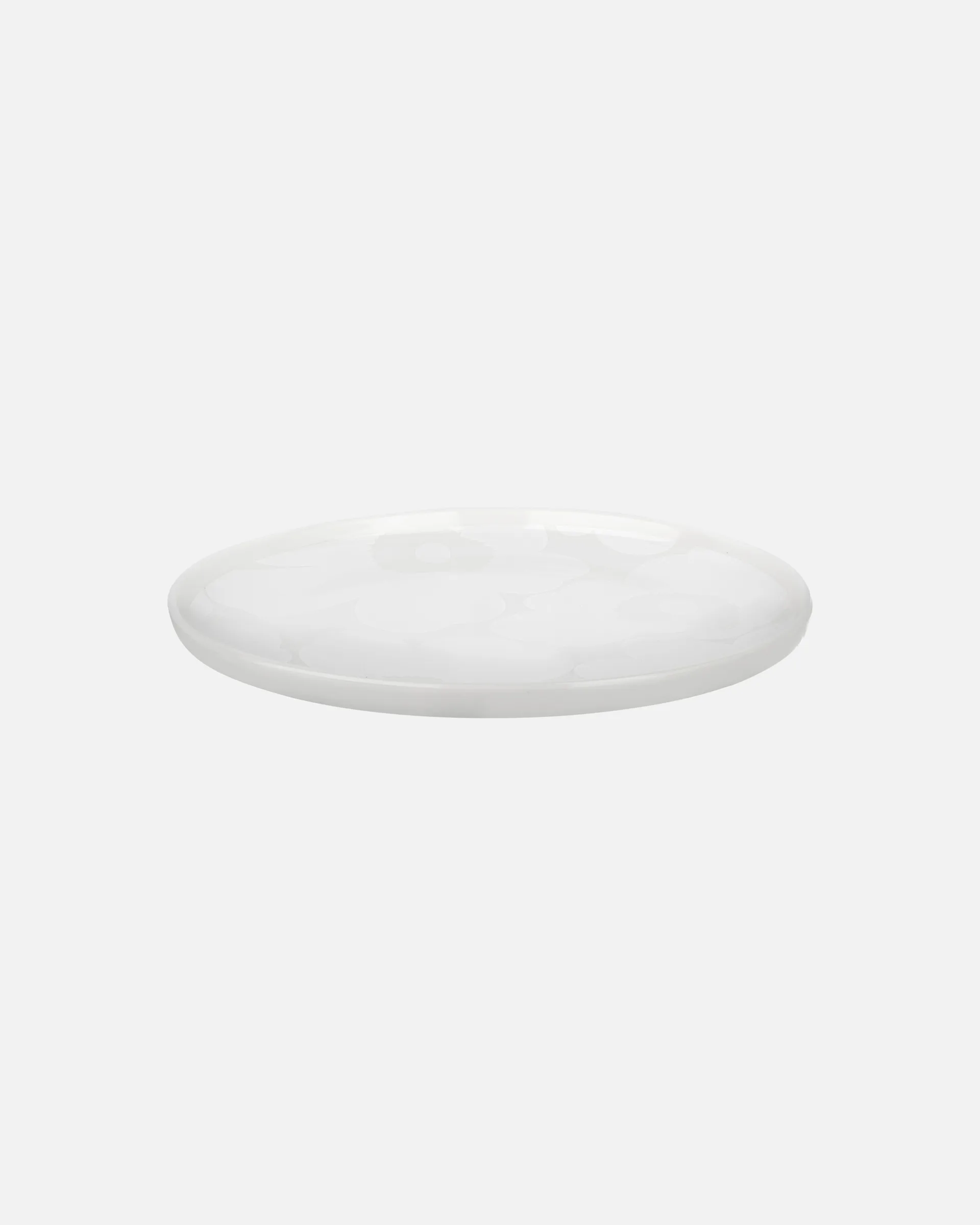 Unikko plate 20 cm, White-off white Marimekko