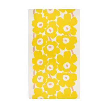 Unikko tablecloth 140x250 cm - Cotton-yellow-pink - Marimekko
