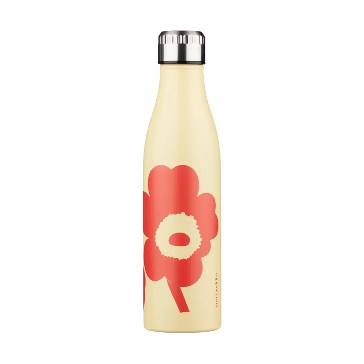 Unikko water bottle - Sand-orange red, 0.5 L - Marimekko