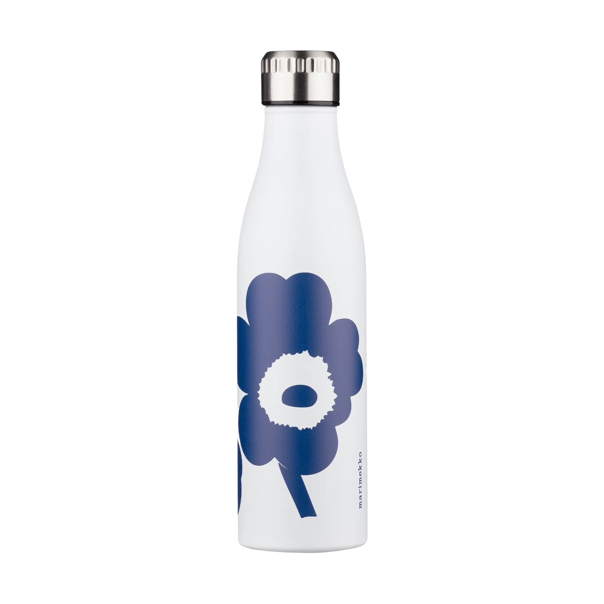Unikko water bottle, White-blue, 0.5 L Marimekko