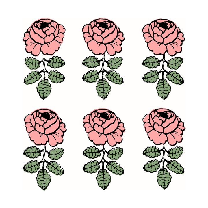 Vihkiruusu napkin 33x33 cm 20-pack - Rose - Marimekko