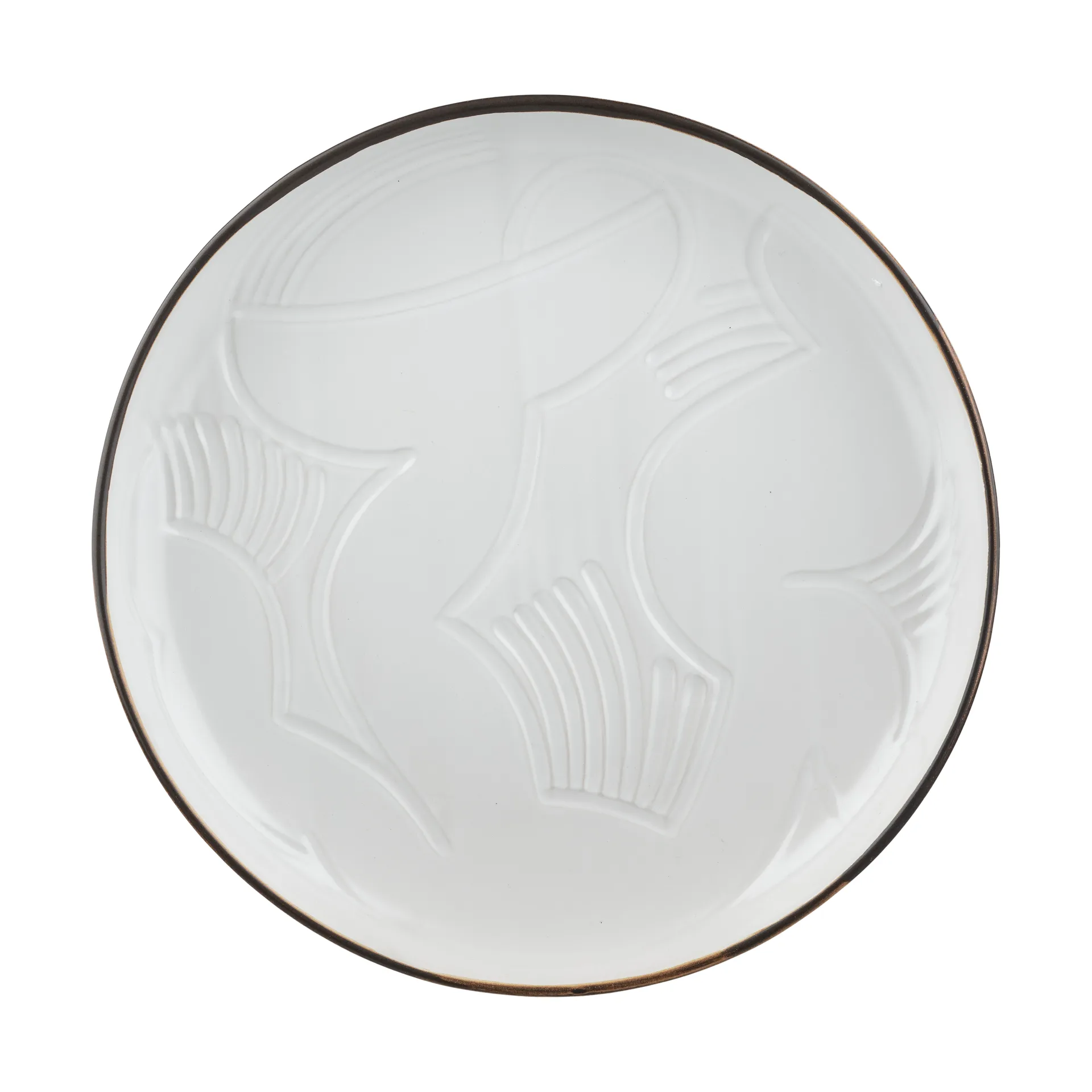 Vildmo plate Ø32 cm, Terra-white Marimekko