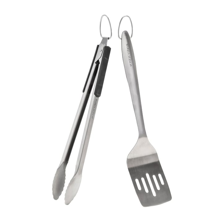 Markus BBQ grill set 2-pieces 10x43 cm - Silver - Markus Aujalay