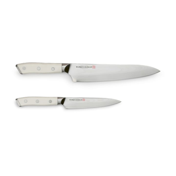 Markus Damascus knife set, Chef's knife and paring knife Markus Aujalay