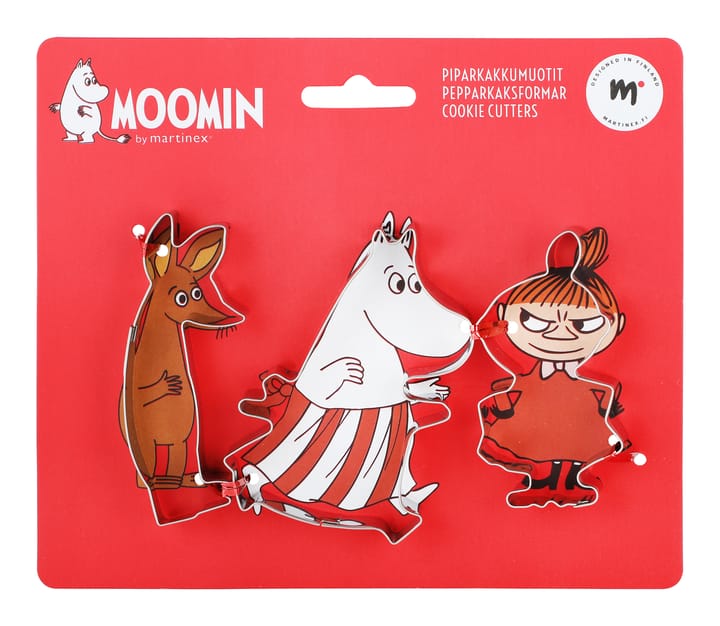 Moomin Little My Gingerbread Cutters 3-pack - Gray - Martinex