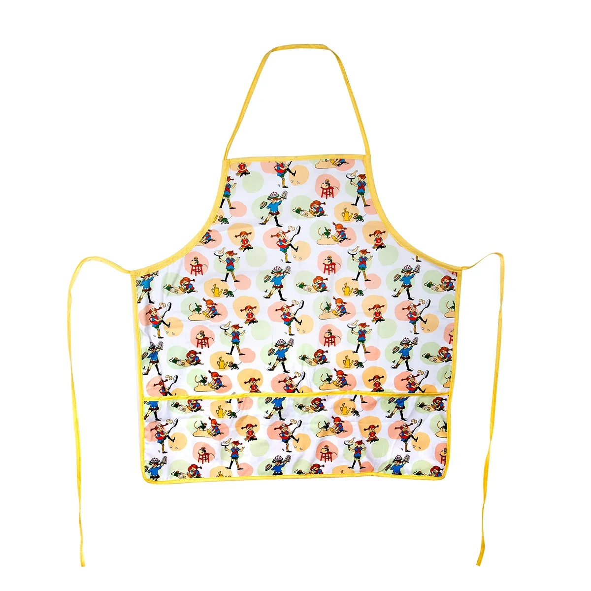Pippi Longstocking cotton apron 70x70 cm, Pastel Martinex