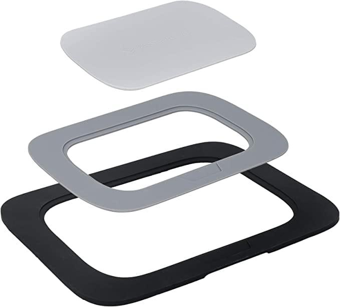 Placemat 3-in-1 23x18 cm - Gray-black - Master Class