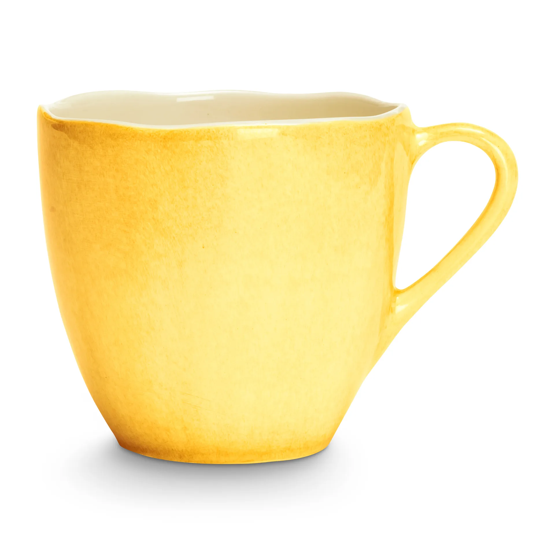 Basic organic mug 60 cl, Yellow Mateus