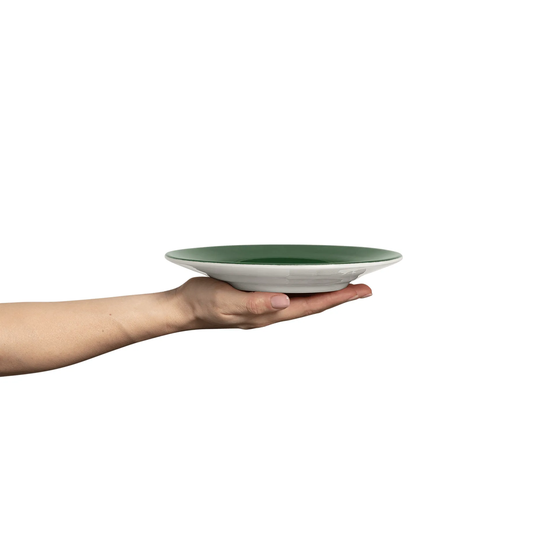 Basic plate 21 cm, Forest green Mateus