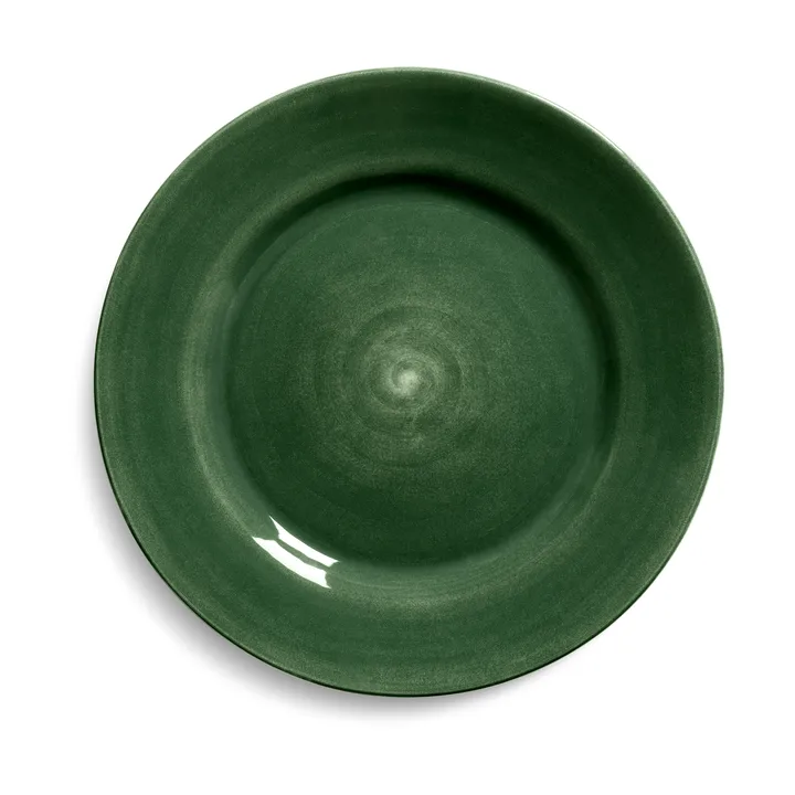 Basic serving platter Ø41 cm - Forest green - Mateus